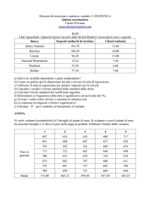 Elementi di economia e statistica- modulo 2: STATISTICA Quinta