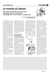 La mania di rubare
