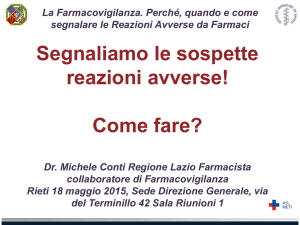 Come segnalare le sospette ADR