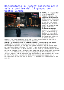 Documentario su Robert Doisneau nelle sale a