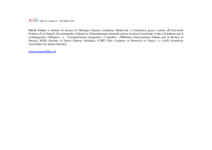 Maria Venuso è dottore di ricerca in Filologia