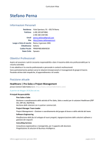 Curriculum Vitae - StefanoPerna.it