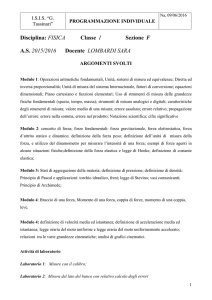 scheda di programmazione didattica ed educativa