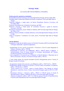 Pierluigi Daddi - Università degli Studi di Perugia