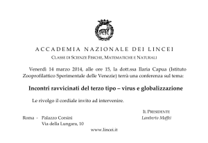 Incontri ravvicinati del terzo tipo – virus e globalizzazione