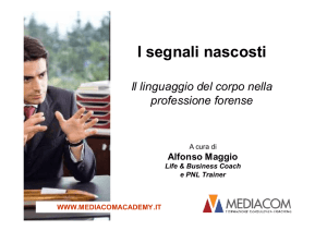 I segnali nascosti - Ordine Avvocati Siracusa