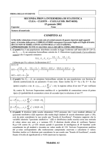 soluzioni - statistica statistica