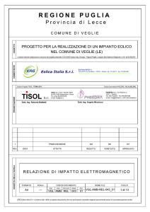 SIA Impianto Eolico Veglie - TISOL\Elenco