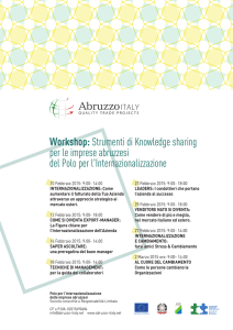 programma dei workshop sull