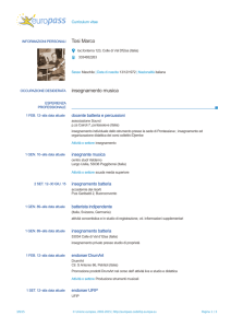 Visualizza cv - Accademia Musicale di San Casciano