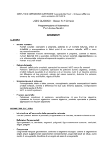 Matematica - IIS "Da Vinci"
