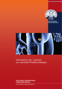 Ipertrofia prostatica benigna - Policlinico Universitario Campus Bio