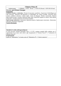 Chimica Fisica II