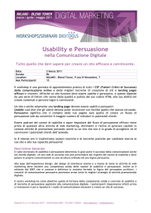 Usability e Persuasione