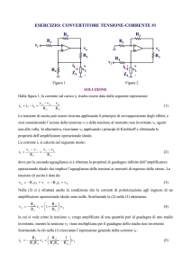 esercizio: convertitore tensione-corrente #1