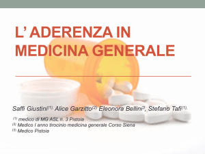 aderenza in medicina generale