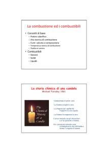 La combustione ed i combustibili