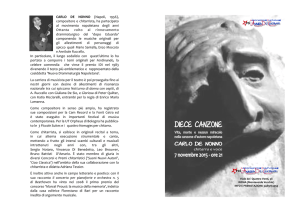 Diece canzone_Programma