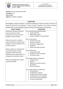 Programmazione Tecnologia Elettrica - Neumarker