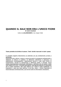 quando il sale non era l`unico fiore