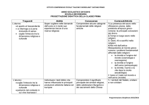 è aperto al trascendente • si interroga e si pone domande
