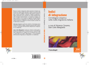 Indici di integrazione - Un`indagine empirica sulla realtà migratoria
