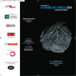 SETTIMANA DEL CERVELLO 2014