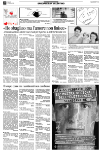 Ho sbagliato ma l`amore non finisce