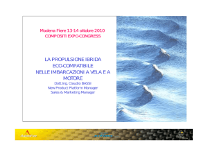 Sistemi di propulsione ibrida eco-compatibile per