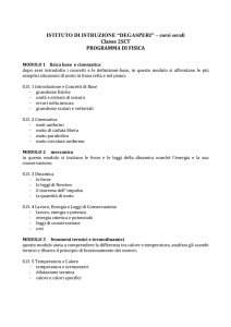 Fisica 2SCT - Istituto Alcide Degasperi