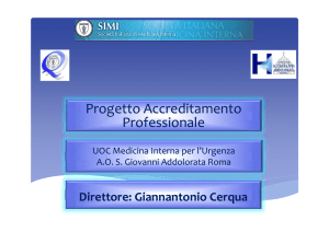 Lettera di dismissione - Società Italiana di Medicina Interna
