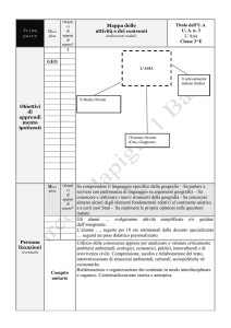 Prima parte Mappa delle attività e dei contenuti Titolo dell`UAUA n. 3