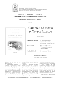 Caramëli ad mênta - Dialetti Romagnoli