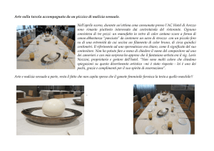 Arte sulla tavola accompagnata da un pizzico di malizia sessuale