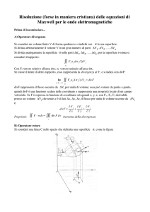 delle equazioni di Maxwell per le onde elettromagnetiche