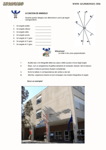 A caccia di angoli