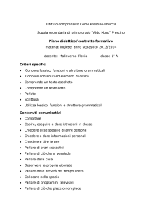 “Aldo Moro” Prestino Piano didattico/contratto f
