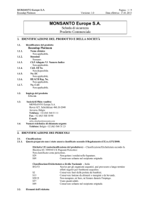 scheda di sicurezza