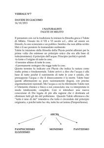 VERBALE N°7 DAVIDE DI GIACOMO 16/10/2015 I NATURALISTI