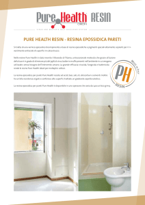 PURE HEALTH RESIN - RESINA EPOSSIDICA PARETI