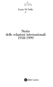 Storia delle relazioni internazionali