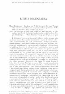 rivista bibliografica. - OJS