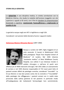 Storia della Geriatria