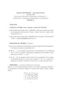 di Statistica 1 e di Sta
