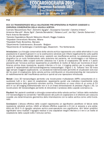 p43 eco 3-d transesofageo nella valutazione pre