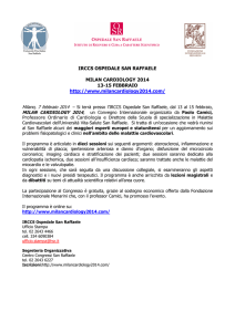 MILAN CARDIOLOGY 2014 - Università Vita