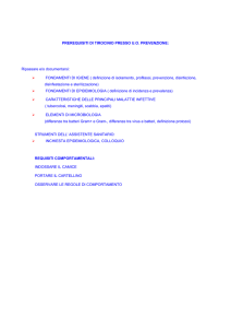 PREREQUISITI DI TIROCINIO PRESSO UO