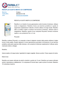 reduflux gusto menta 20 compresse