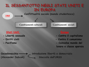 Il sessantotto negli stati uniti e in europa