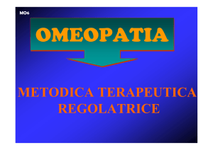 METODICA TERAPEUTICA REGOLATRICE